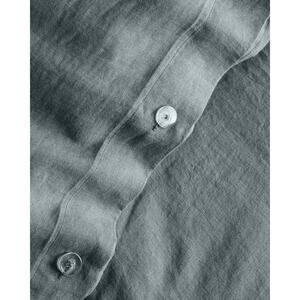 Quince European Linen Duvet Cover Size Queen Color Ocean ~ NWOT